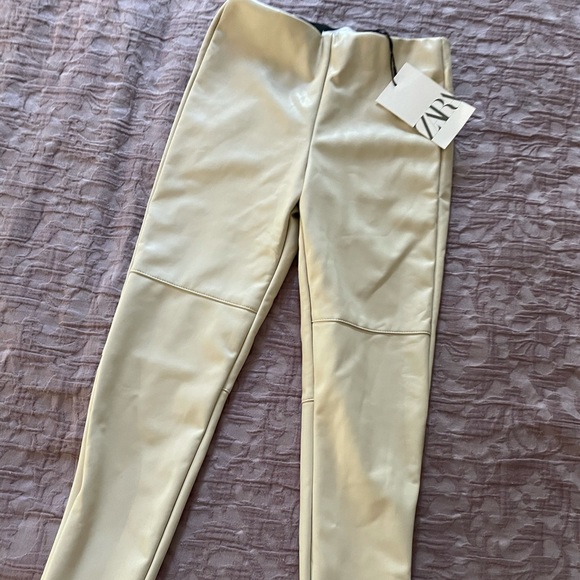 Zara faux leather pants